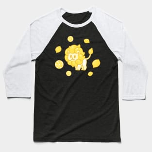 Lemon Lion Baseball T-Shirt